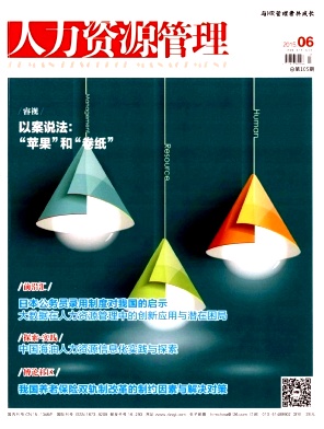 人力资源管理期刊封面