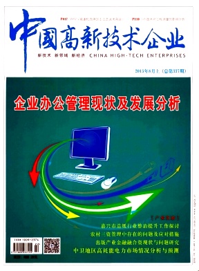 中国高新技术企业期刊封面