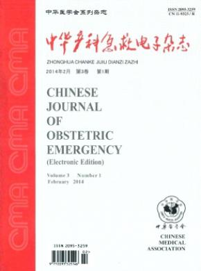 中华产科急救电子期刊封面