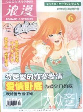 大众文艺浪漫期刊封面
