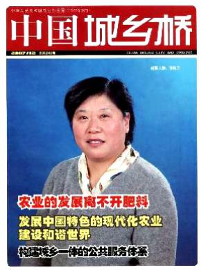 中国.城乡桥期刊封面