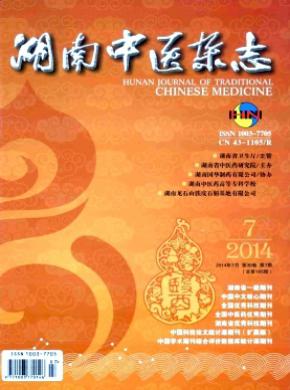 湖南中医期刊封面