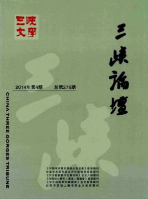 三峡论坛期刊封面
