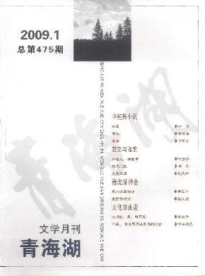 青海湖文学月刊期刊封面