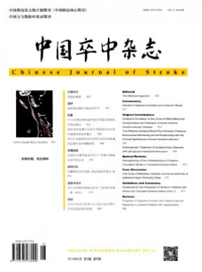 中国卒中期刊封面