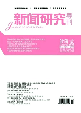 新闻研究导刊期刊封面
