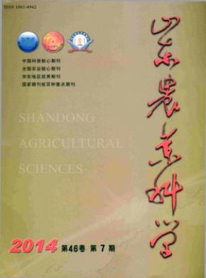 山东农业科学期刊封面