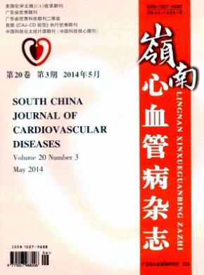 岭南心血管病期刊封面