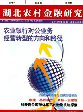 湖北农村金融研究期刊封面