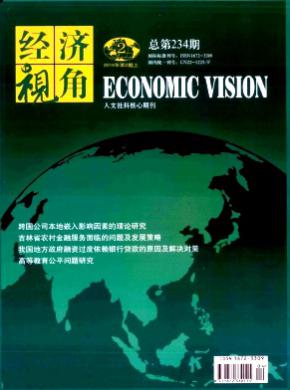 经济视角上旬刊期刊封面