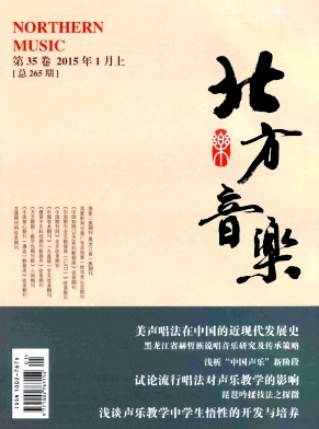 北方音乐期刊封面