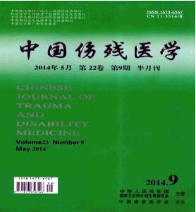 中国伤残医学期刊封面