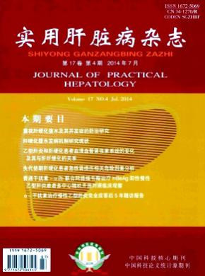 实用肝脏病期刊封面