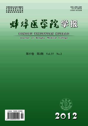 蚌埠医学院学报期刊封面
