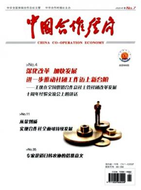 中国合作经济期刊封面