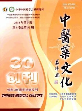中医药文化期刊封面
