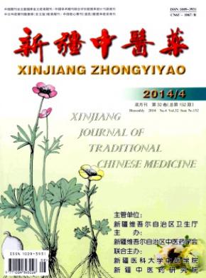 新疆中医药期刊封面