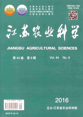 江苏农业科学期刊封面