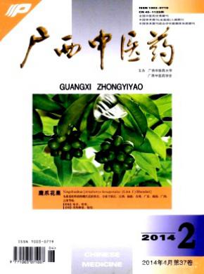 广西中医药期刊封面