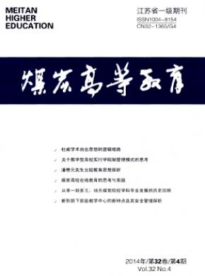 煤炭高等教育期刊封面