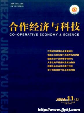 合作经济与科技期刊封面
