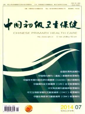 中国初级卫生保健期刊封面