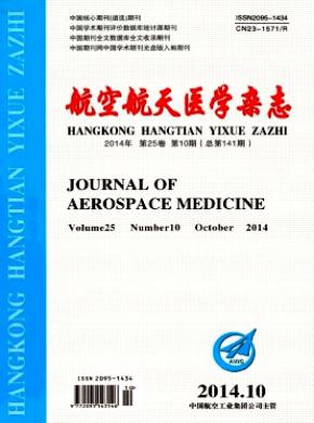 航空航天医学期刊封面