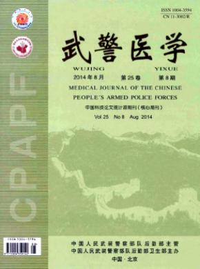 武警医学期刊封面