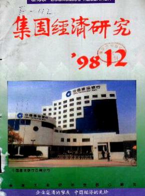 集团经济研究期刊封面
