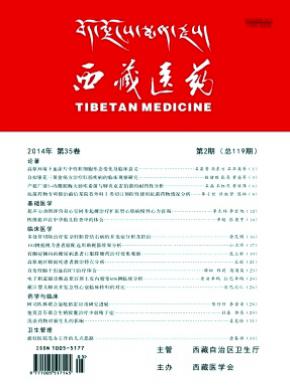西藏医药期刊封面